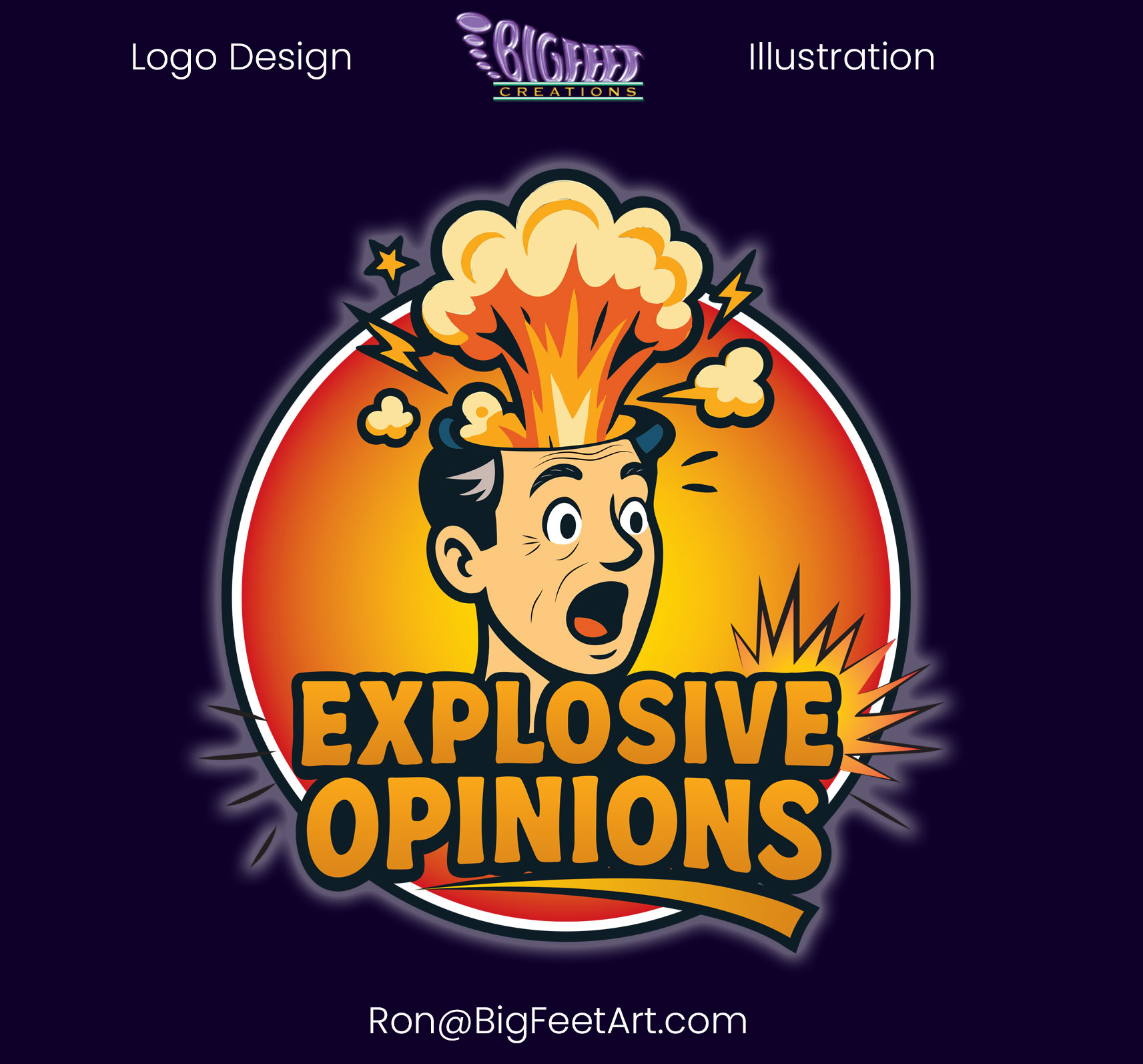 Explosive Opinions Logo